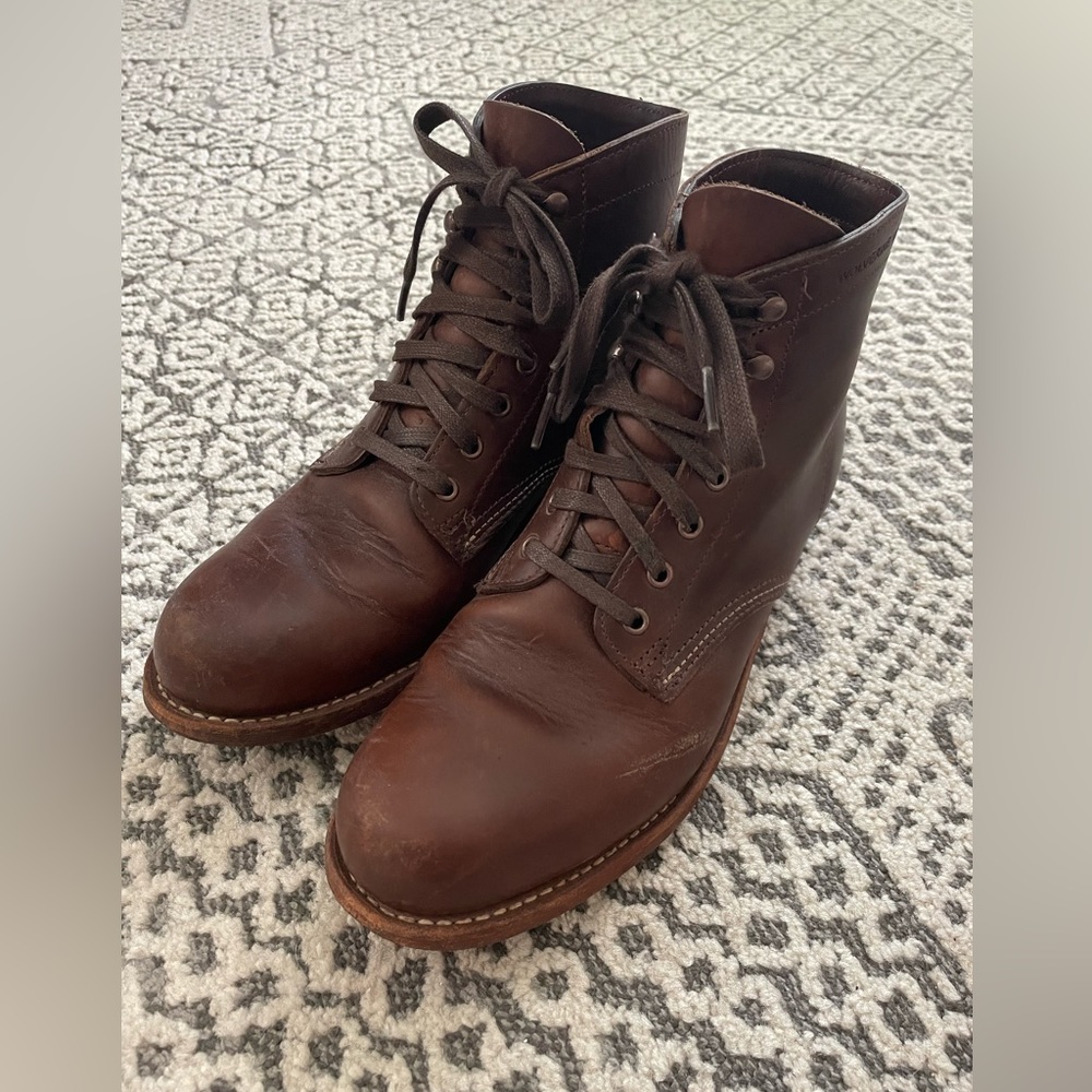 MEN'S/WOMENS 8M/10W, Wolverine 1000 MILE PLAIN-TOE ORIGINAL BOOT (unisex)